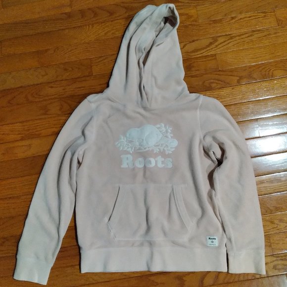 Kids Roots Sherpa Hoodie - Picture 1 of 2